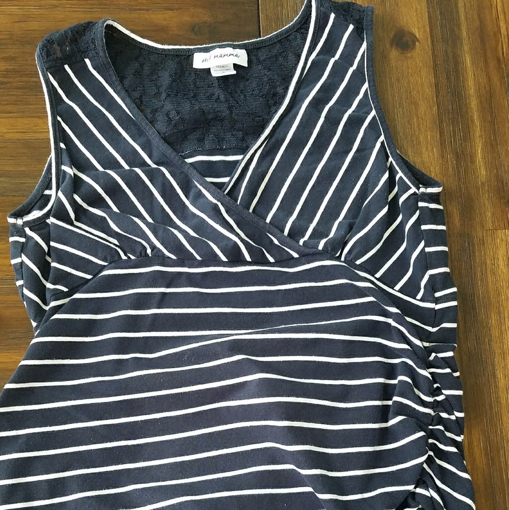 Maternity/nursing tank top
